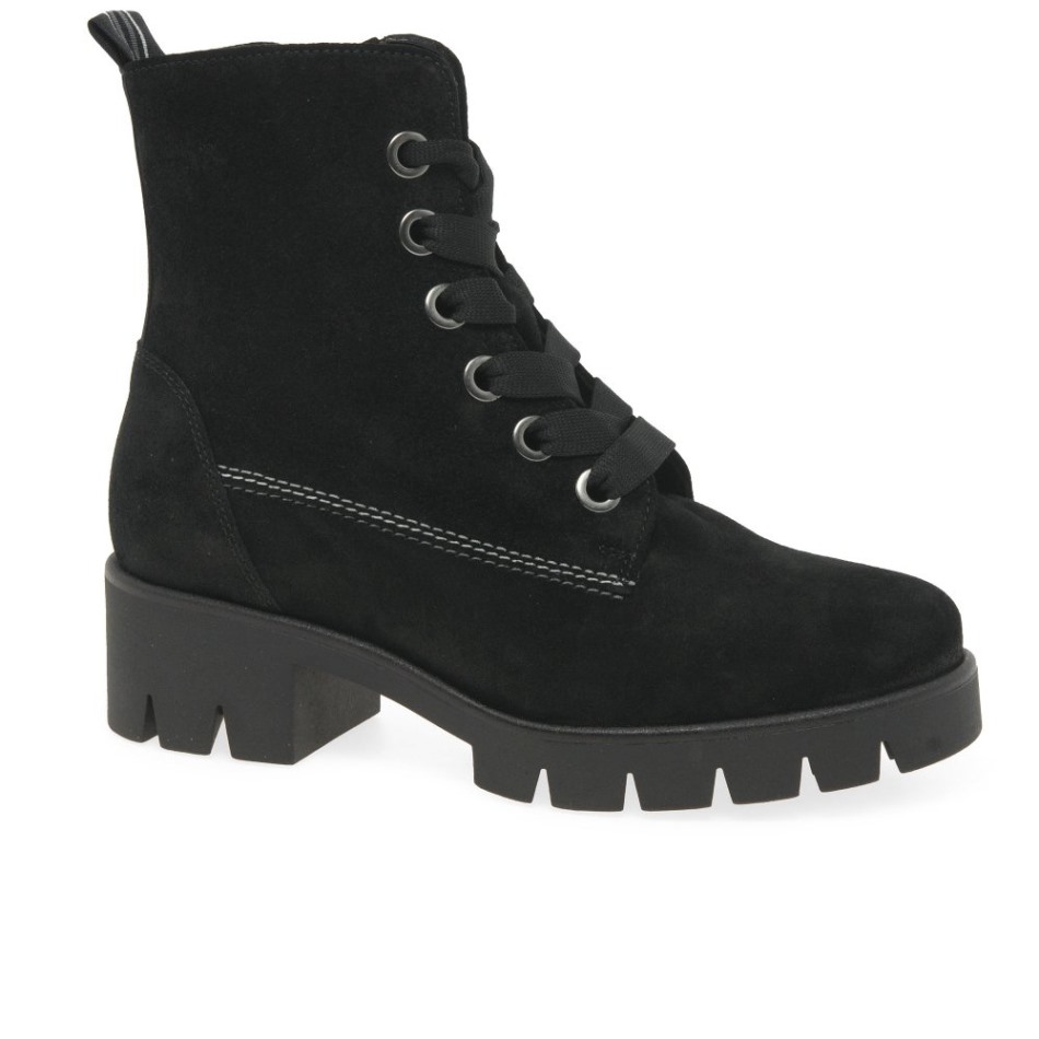 Gabor Daim Noir | Bottines Femme Baccara Exclusives